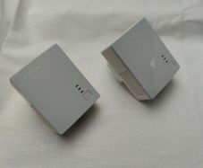 TP Link TL PA411 AV500 500Mbps Nano Powerline Adapter Twin Pack