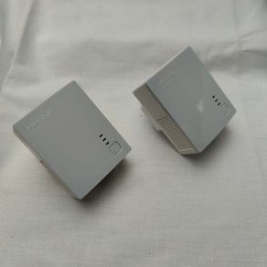 TP Link TL PA411 AV500 500Mbps Nano Powerline Adapter Twin Pack