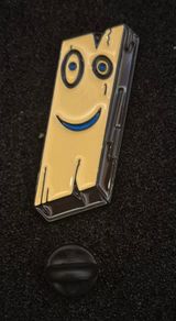 Plank ,  pin back badge.