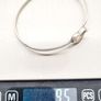 Vintage Signed Sterling Silver Heart Bangle Image 8