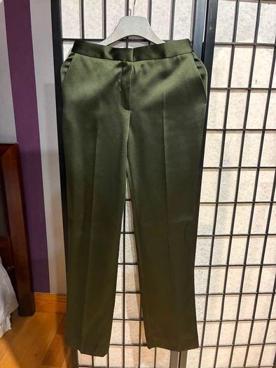 Dark forest green trouser suit size XS