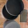 Grey pouffe Image 3