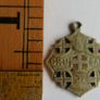 Vintage "ihs God Wills It - Crusade" Jerusalem Cross Medallion Image 5