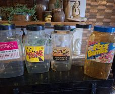Vintage sweet shop jar