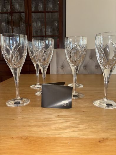 John Rocha Signature Waterford Crystal Set of 6 White Wine Glasses