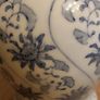Blue and White Porcelain Ceramic Temple Jar Vase Chinoiserie Flower Garden Image 2