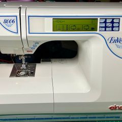 ELNA 8006 Embroidery & Sewing Machine - Swiss design / Just Serviced / Like New