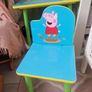 Peppa Pig wooden table & Chairs Image 3