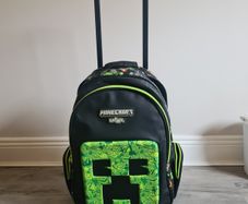 Minecraft Smiggle Rucksack with Wheels