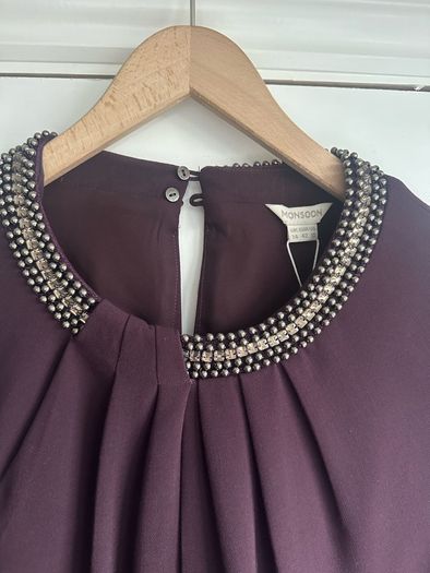 Monsoon embellished dress bnwt