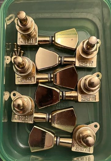 Electric acoustic Tuners Machine heads gold 3 Left x 3 Right A-Side Set Ibanez Gibson esp electric Guitar parts accessories