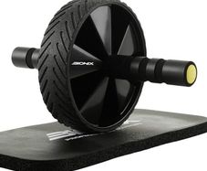 NEW SALE | Ab Roller Abdominal Wheel with Extra Thick Knee Mat - Non-slip Exercise Wheel for Core Ab Wheel Roll Ups Gym Fitness Strength Training Ab Cruncher