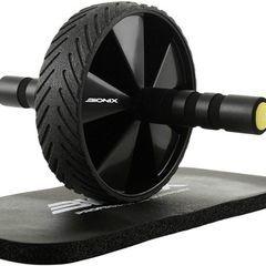 NEW SALE | Ab Roller Abdominal Wheel with Extra Thick Knee Mat - Non-slip Exercise Wheel for Core Ab Wheel Roll Ups Gym Fitness Strength Training Ab Cruncher