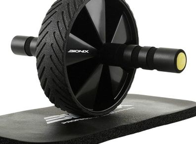 NEW SALE | Ab Roller Abdominal Wheel with Extra Thick Knee Mat - Non-slip Exercise Wheel for Core Ab Wheel Roll Ups Gym Fitness Strength Training Ab Cruncher