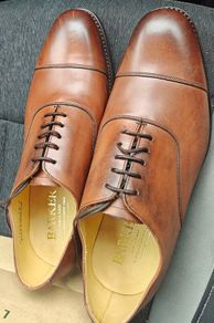 As New Mens Barker Oxfords Shoes