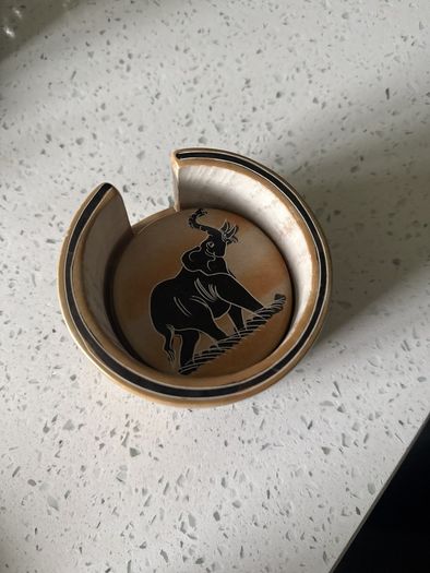 African coaster set
