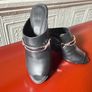 Fab New AllSaints black slide on wedge heel mules size 40. Image 9