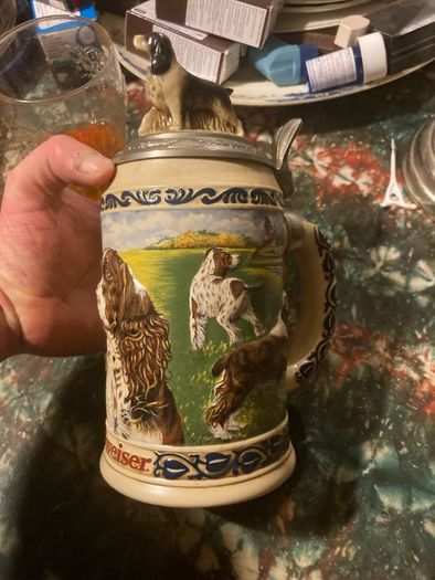 Budweiser beer tankard free postage