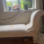 Coach House French Louis-style upholstered bench Image 2