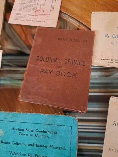 Vintage Soliders Paperwork
