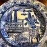 Antique Blue Tf & Sons Plate Image 3