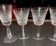 4 Waterford crystal Alana glasses