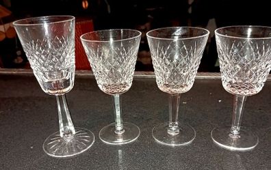 4 Waterford crystal Alana glasses