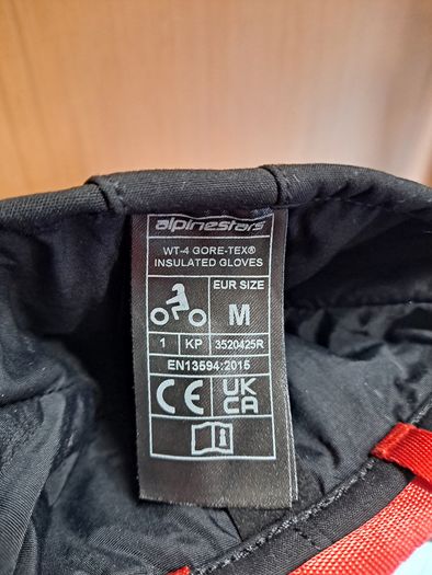Alpinestars WT-4 GORE-TEX gloves size M