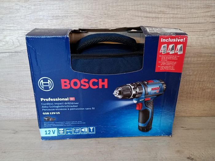 Bosch GSB 12V-15 12V 2 x 2.0Ah Li-Ion CoolPack Cordless Combi Drill