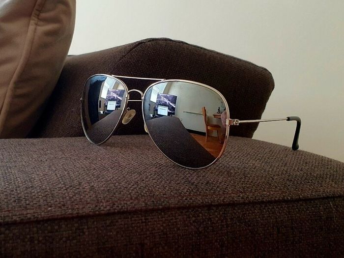 Aviator Sunglasses with Hard Case
