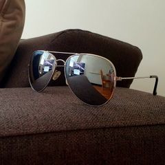 Aviator Sunglasses with Hard Case