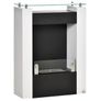 Freestanding Ethanol Fireplace with Tempered Glass Image 2