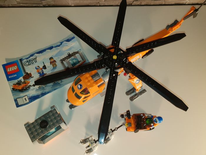 Lego 60034 Arctic Helicrane Helicopter