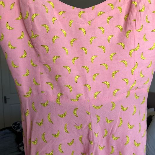 Zara banana print romper