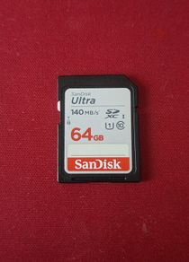 SanDisk Ultra 64GB SD Memory Card Up to 140MB/s Read Speeds