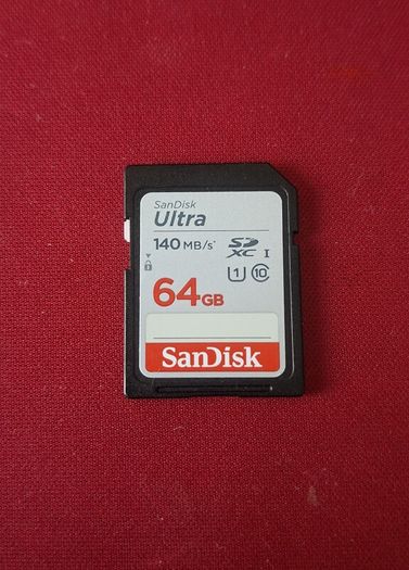SanDisk Ultra 64GB SD Memory Card Up to 140MB/s Read Speeds