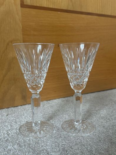 A Pair of Vintage Waterford Crystal Maeve Sherry Glasses