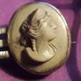 Antique -  Victorian -  Lava - Cameo -  Brooch Image 5