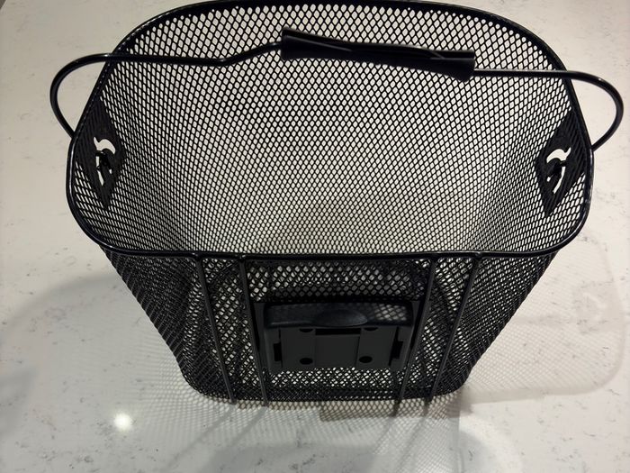 Flinger Steel Bike Basket With Quick Release Mount