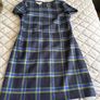 Hobbs and Moon 100% Wool Tartan Check Dress UK 12 Image 2