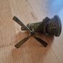 Vintage Brass Windmill Bell Ornament Image 4