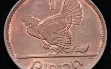[#2647] - Ireland 1942 | Irish 1d | Irish One Penny  | KM.11 | UNC