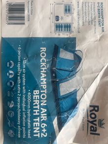 Royal Rockhampton air tent 6+2