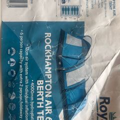 Royal Rockhampton air tent 6+2