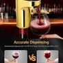 5-in-1 Electric Wine Decanter & Smart Liquor Dispenser - Easter Party Essential | Automatic Aerator with 1-999ml Precision Dosing | Easter Gift for Wine Lovers, Whiskey Enthusiasts & Hosts (Gold) Image 2