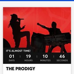 The Prodigy tickets x 4