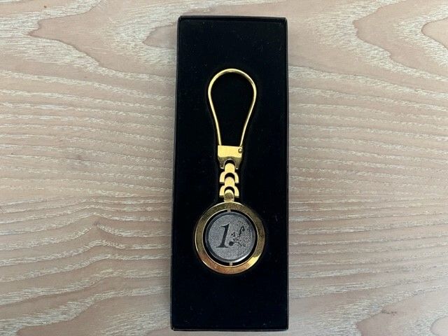 Euro Coin Keyring (New)