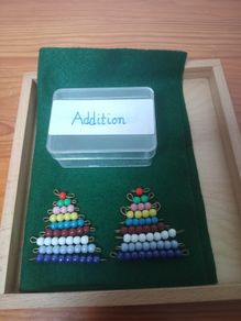 Montessori Short Bead Stair for Addition