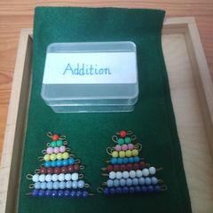 Montessori Short Bead Stair for Addition