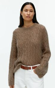 Arket oversized mohair blend jumper